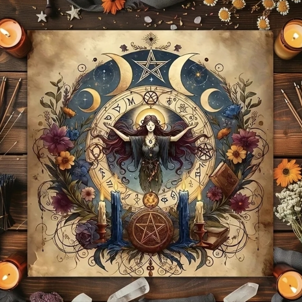 NEW Mystical Tarot Altar Cloth